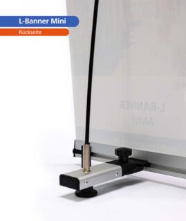 L-Banner Mini – Rückseite (unten)