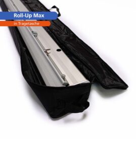 Roll-Up Max – Tragetasche (Rückseite)