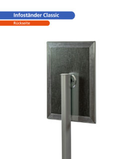 Infoständer Classic – Rückseite