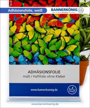 Adhäsionsfolie, weiß – Materialansicht 1