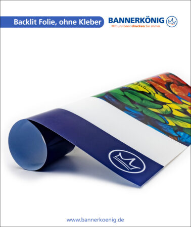 Backlit Folie, ohne Kleber – Materialansicht 1