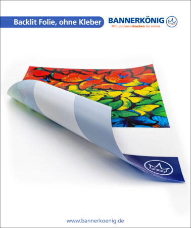 Backlit Folie, ohne Kleber – Materialansicht 2