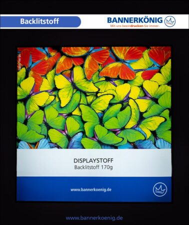 Backlitstoff – Farben bei rückseitiger Beleuchtung