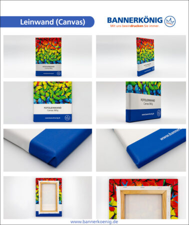 Fotoleinwand – Materialansicht gesamt