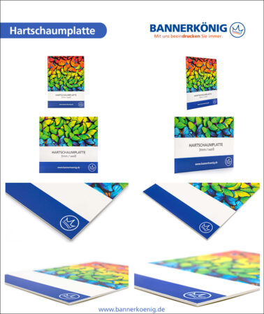 Hartschaumplatte, 3mm – Materialansicht gesamt