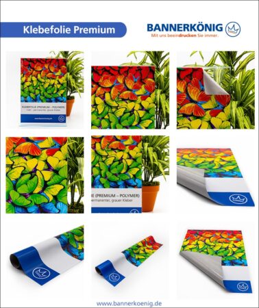 Premium-Klebefolie, matt – Materialansicht gesamt