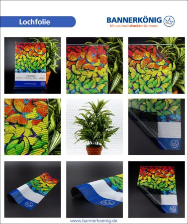 Lochfolie – Materialansicht gesamt