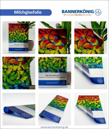 Milchglasfolie – Materialansicht gesamt