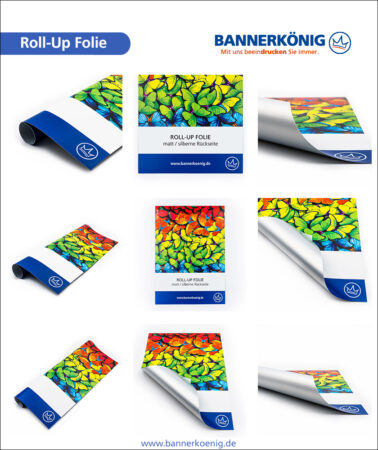 Roll-Up Folie – Materialansicht gesamt