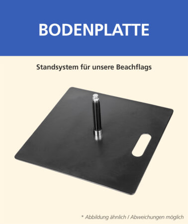 Beachflag-Zubehör – Bodenplatte