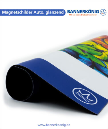 Magnetschilder Auto, glänzend – Materialansicht 1