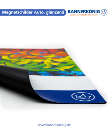 Magnetschilder Auto, glänzend – Materialansicht 2