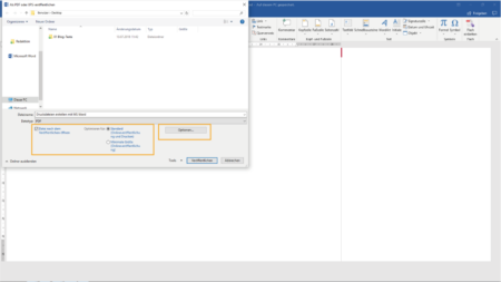 Druckdateien erstellen mit MS Word – 3d